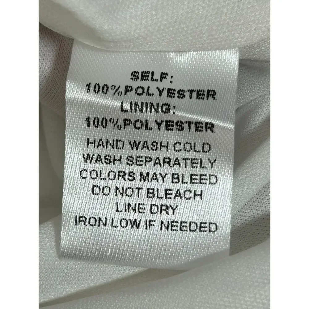 Fashion Nova Feels Like Destiny Maxi Dress Blue Combo Size 3X Asymmetrical - Picture 10 of 13